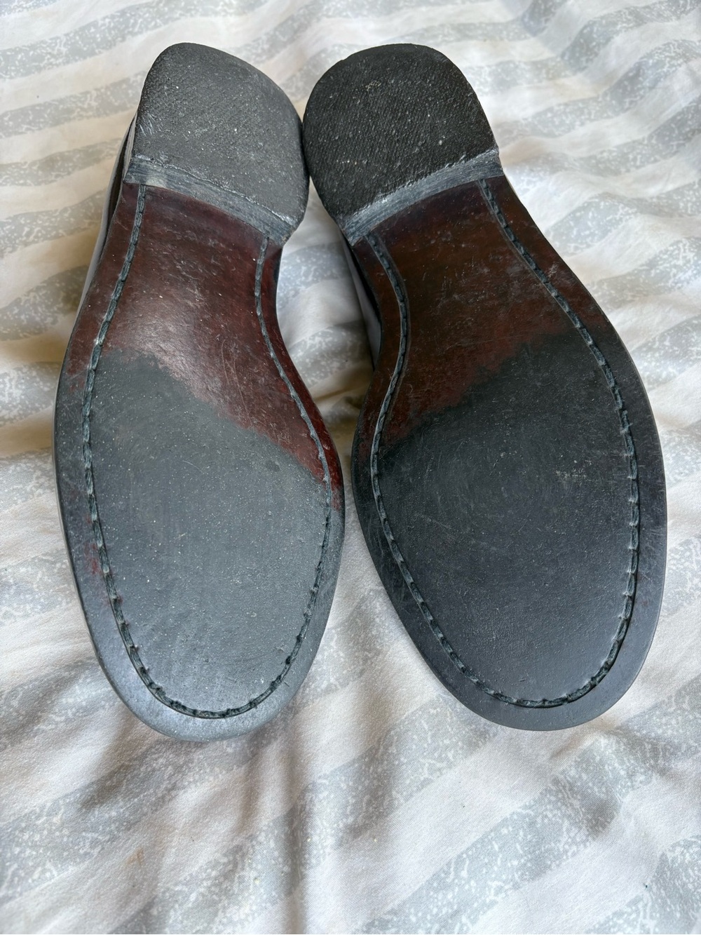 Bass & Co. Women’s Burgundy Leather Penny Loafers Size 7N Classic Dress Shoes - Picture 5 of 10